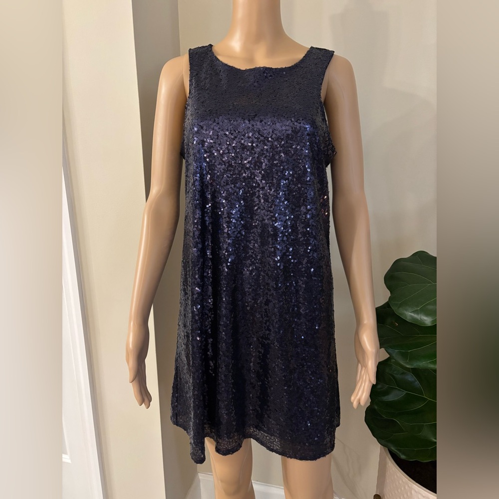 Elegant Black Sequin Dress - Picture 1 of 3